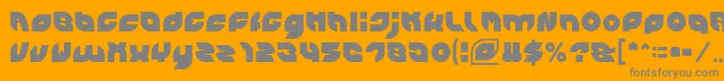 PICAAE Light Font – Gray Fonts on Orange Background