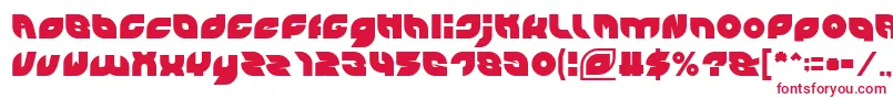 Шрифт PICAAE – красные шрифты на белом фоне