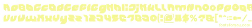 PICAAE Font – Yellow Fonts on White Background