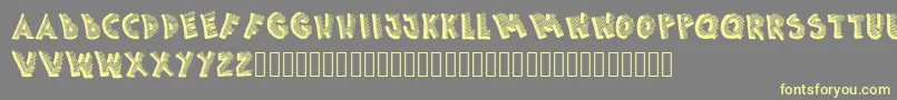 Picasa Font – Yellow Fonts on Gray Background