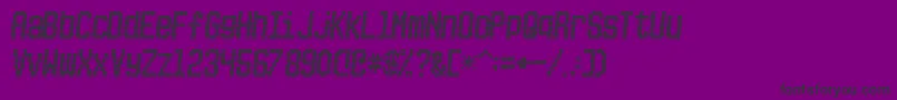 PICKSUHL Font – Black Fonts on Purple Background