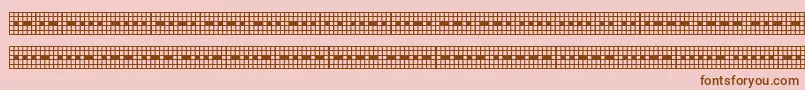 PICMOR   Font – Brown Fonts on Pink Background