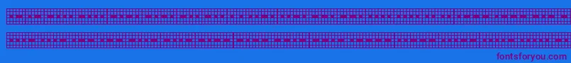 PICMOR   Font – Purple Fonts on Blue Background