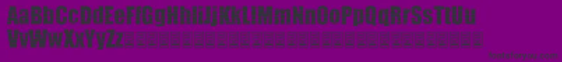 フォントPieces – 紫の背景に黒い文字
