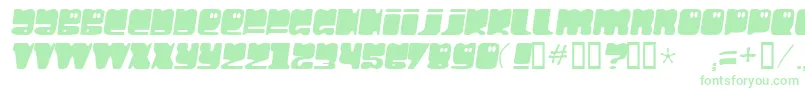 HelloLarry Font – Green Fonts on White Background