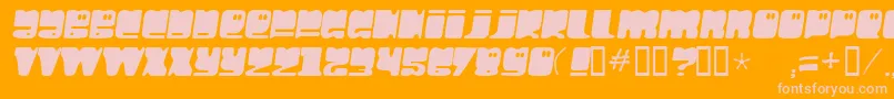 Más sobre la fuente HelloLarry fuente HelloLarry – Fuentes Rosadas Sobre Fondo Naranja