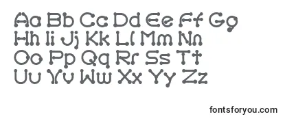 Обзор шрифта Pierced black