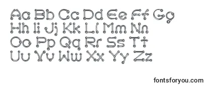 Обзор шрифта Pierced chrom