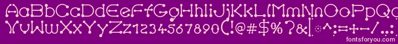 En savoir plus sur la police pierced Regular Police pierced Regular – polices roses sur fond violet