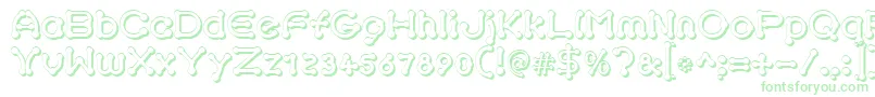 pierced treed Font – Green Fonts