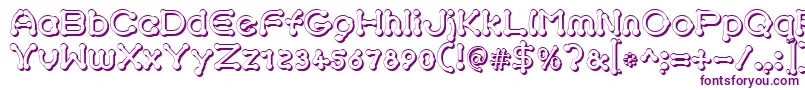 pierced treed-Schriftart – Violette Schriften