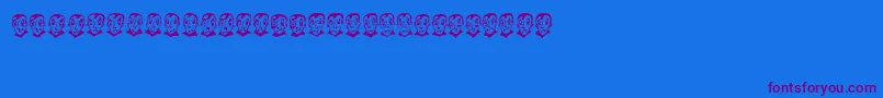 PierretheVampire-fontti – violetit fontit sinisellä taustalla