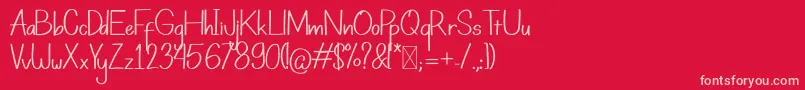 Подробнее о шрифте Piko Шрифт Piko – розовые шрифты на красном фоне