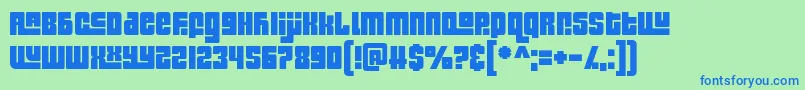 Saiba mais sobre a fonte Pinch My Ride Fonte Pinch My Ride – fontes azuis em um fundo verde