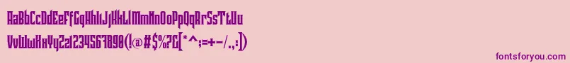 Pindunk Personal Use Font – Purple Fonts on Pink Background
