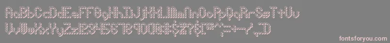 pindwnx Font – Pink Fonts on Gray Background