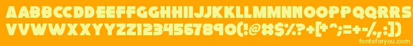 Más sobre la fuente Pink Rocket fuente Pink Rocket – Fuentes Amarillas Sobre Fondo Naranja