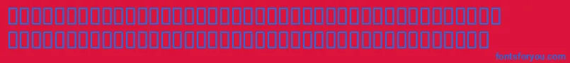 PerpetuaExpertBoldItalic-fontti – siniset fontit punaisella taustalla