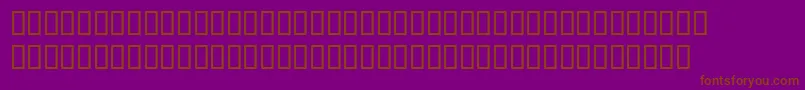 Czcionka PerpetuaExpertBoldItalic – brązowe czcionki na fioletowym tle