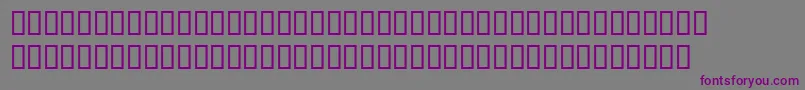 フォントPerpetuaExpertBoldItalic – 紫色のフォント、灰色の背景