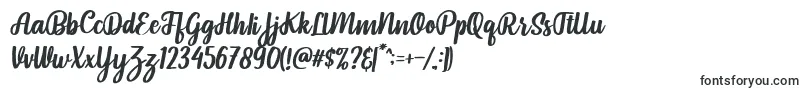 Czcionka Pintgram Italic – czcionki dla Windows