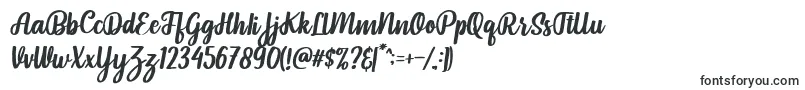 フォントPintgram Italic – Pで始まるフォント