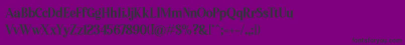 Pioggia Font – Black Fonts on Purple Background