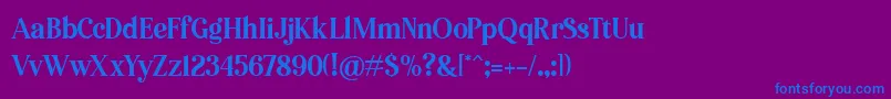 More about Pioggia Font Pioggia Font – Blue Fonts on Purple Background