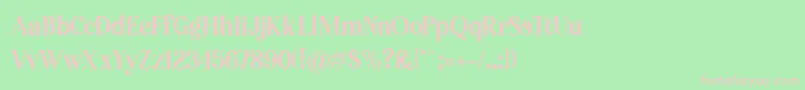 More about Pioggia Font Pioggia Font – Pink Fonts on Green Background