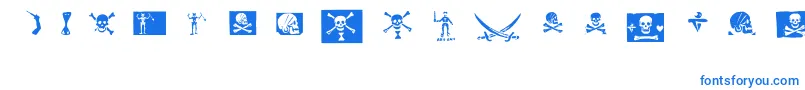 pirates pw Font – Blue Fonts