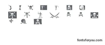 Обзор шрифта Pirates pw