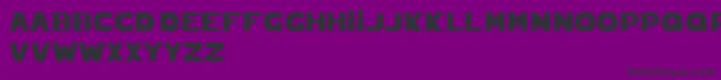 pirelli-Schriftart – Schwarze Schriften auf violettem Hintergrund
