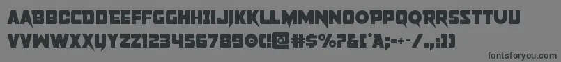 pistoleer Font – Black Fonts on Gray Background