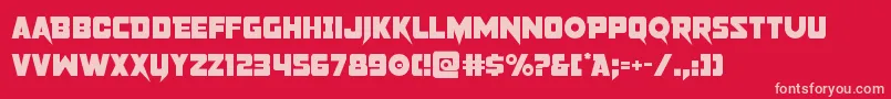 En savoir plus sur la police pistoleer Police pistoleer – polices roses sur fond rouge