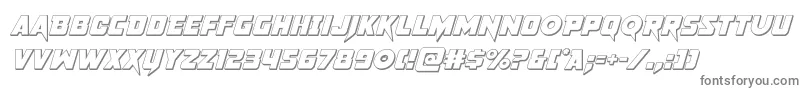 pistoleer3dital-Schriftart – Graue Schriften