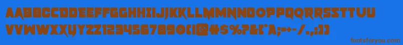 Lisätietoja pistoleerbold-fontista pistoleerbold-fontti – ruskeat fontit sinisellä taustalla