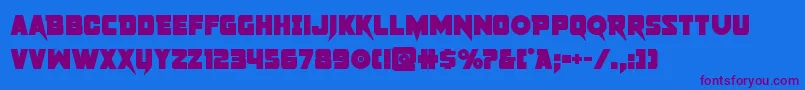 pistoleerbold-fontti – violetit fontit sinisellä taustalla