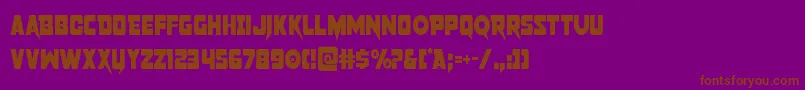 Lisätietoja pistoleercond-fontista pistoleercond-fontti – ruskeat fontit violetilla taustalla