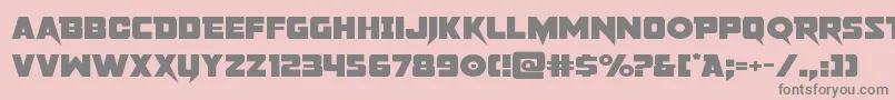 pistoleerexpand Font – Gray Fonts on Pink Background