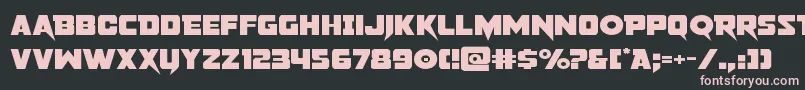 pistoleerexpand Font – Pink Fonts on Black Background