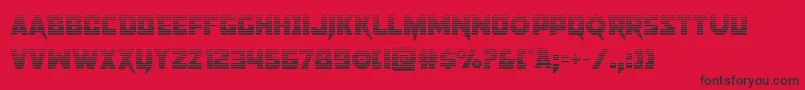 pistoleergrad Font – Black Fonts on Red Background