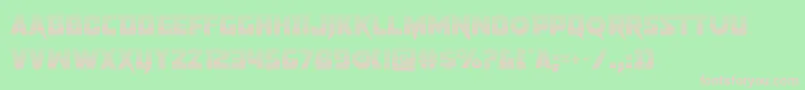 pistoleergrad Font – Pink Fonts on Green Background