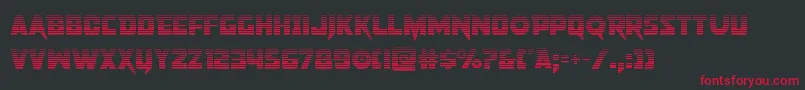 pistoleergrad Font – Red Fonts on Black Background