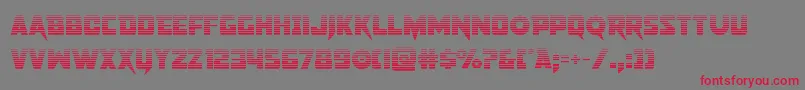 pistoleergrad Font – Red Fonts on Gray Background