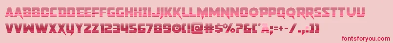 pistoleergrad Font – Red Fonts on Pink Background