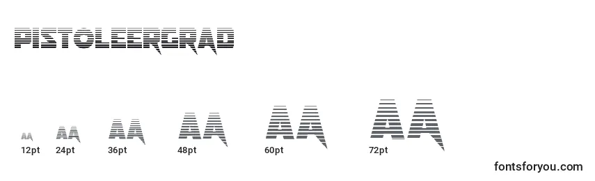 Pistoleergrad Font Sizes