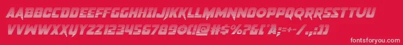 pistoleergradital-Schriftart – Rosa Schriften auf rotem Hintergrund