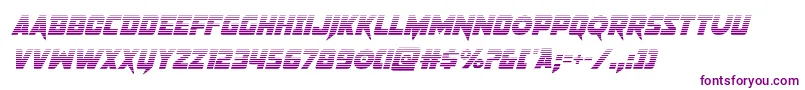 pistoleergradital Font – Purple Fonts on White Background