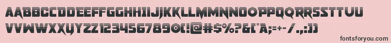 pistoleerhalf Font – Black Fonts on Pink Background