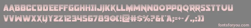 pistoleerhalf Font – Pink Fonts on Gray Background